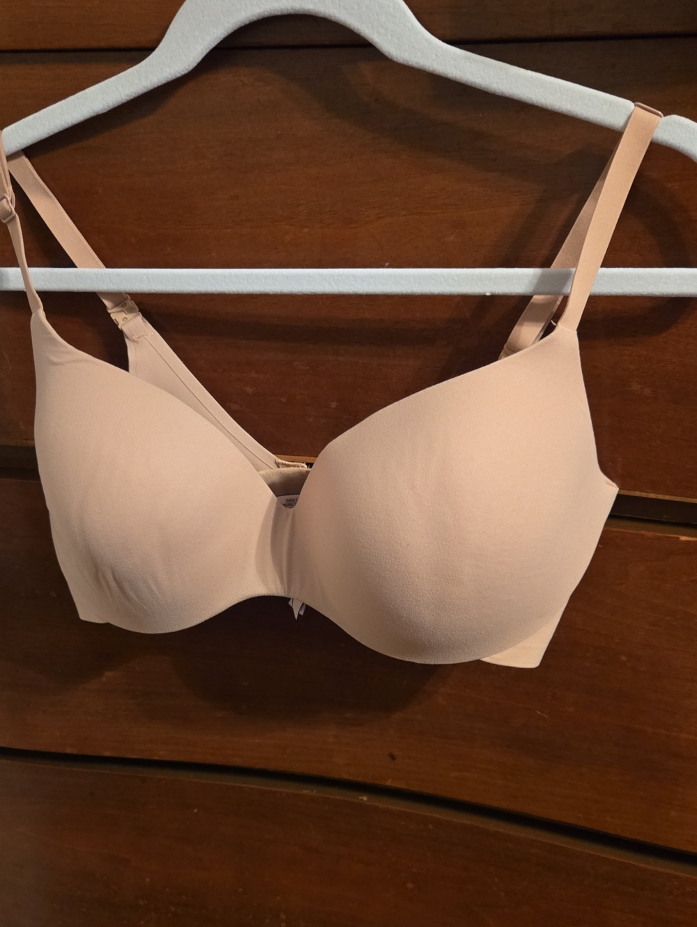 Victoria's Secret Nude Light Beige Seamless T-Shirt Bra
